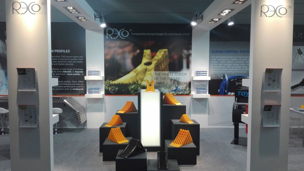 Dettaglio dello stand Reco